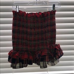 Plaid skirt